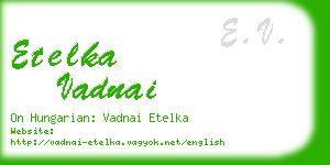 etelka vadnai business card